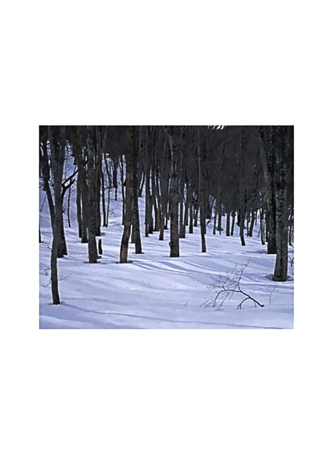 Decorative Wall Poster White/Brown 15x20cm Posters & Prints