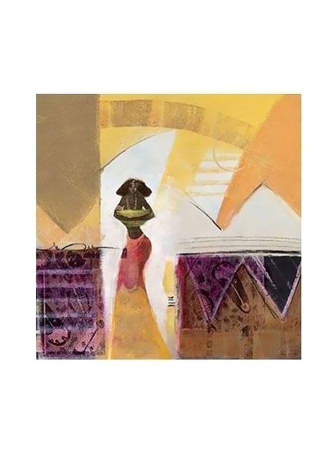 Decorative Wall Painting Multicolour 15x15cm