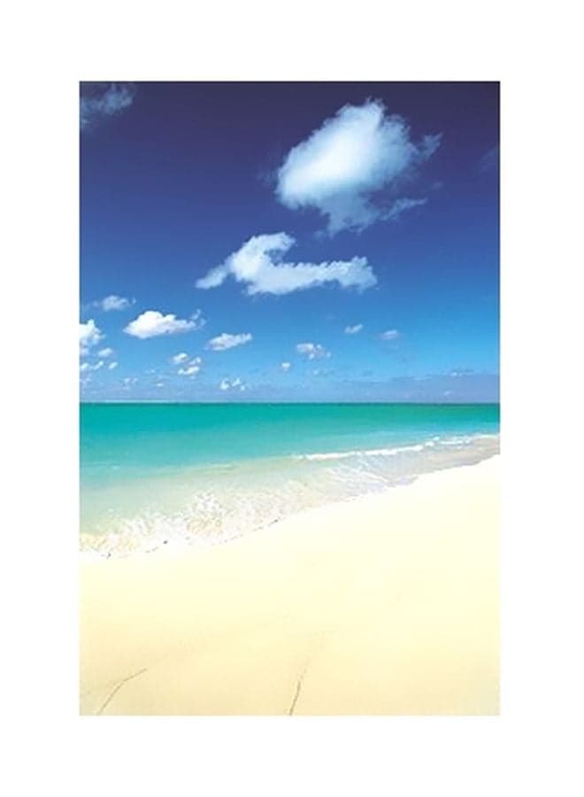 Decorative Wall Poster Blue/Beige/Green 15x20cm Posters & Prints