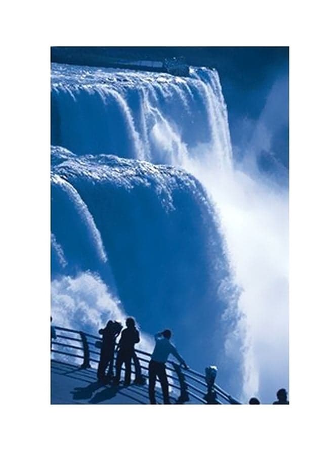 Decorative Wall Poster Blue/White 15x20cm Posters & Prints