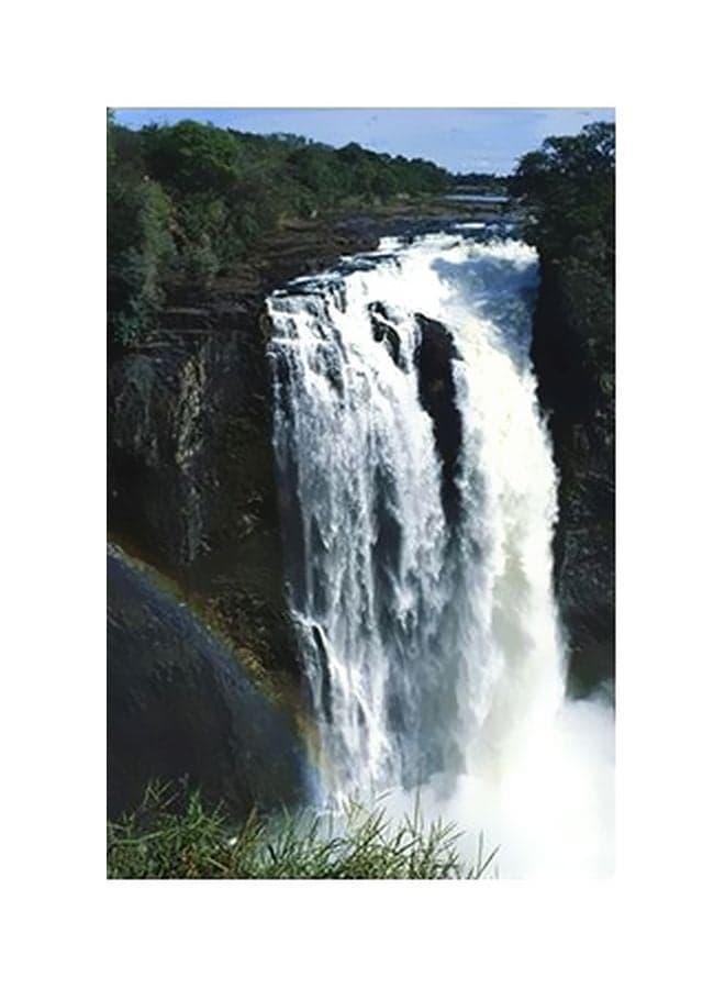 Decorative Wall Poster White/Brown/Green 15x20cm Posters & Prints