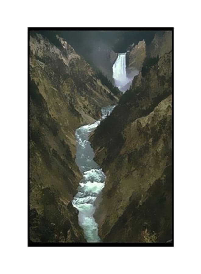 Decorative Wall Poster Beige/Green/White 15x20cm Posters & Prints