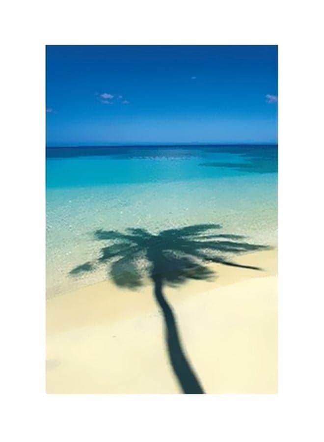 Decorative Wall Poster Blue/Beige/Green 15x20cm Posters & Prints