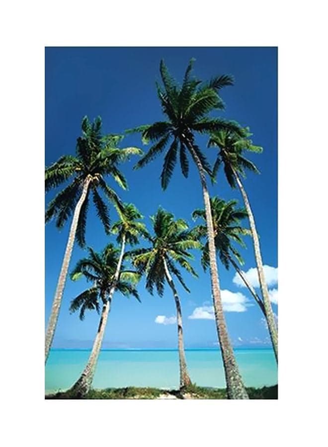 Decorative Wall Poster Blue/White/Green 15x20cm Posters & Prints