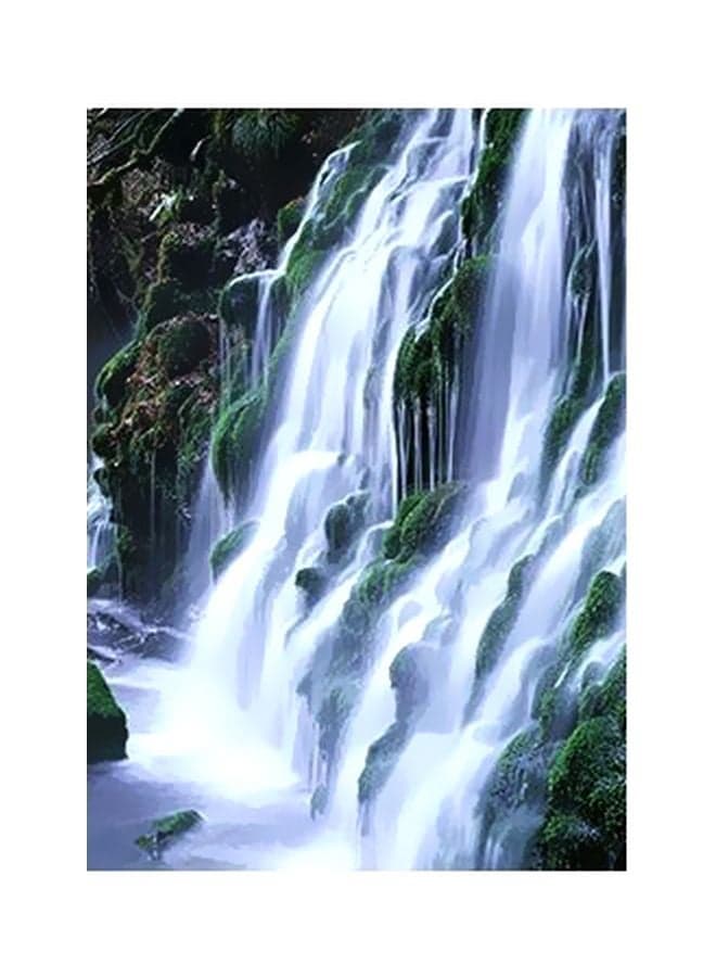 Decorative Wall Poster White/Green/Black 15x20cm Posters & Prints