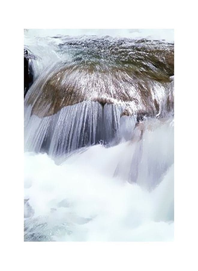 Decorative Wall Poster White/Brown/Green 15x20cm Posters & Prints