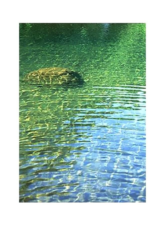 Decorative Wall Poster Green/Blue 15x20cm Posters & Prints