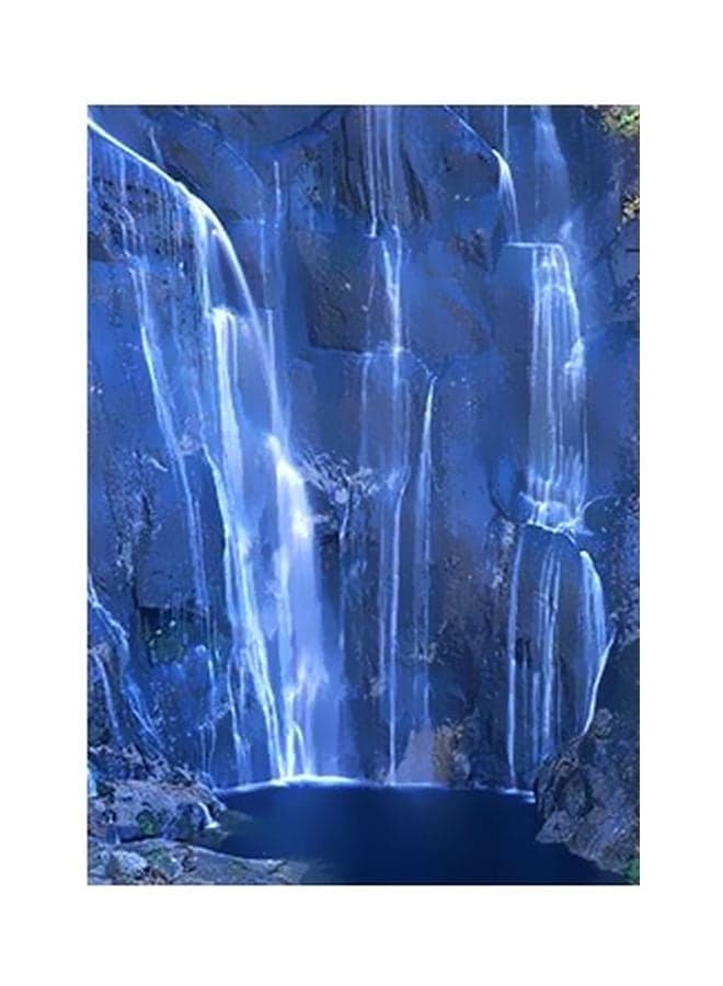 Decorative Wall Poster Blue/Grey 15x20cm Posters & Prints