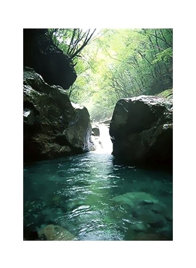 Decorative Wall Poster Green/Brown/Beige 15x20cm Posters & Prints