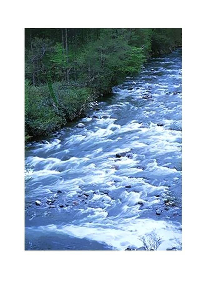 Decorative Wall Poster White/Green/Grey 15x20cm Posters & Prints