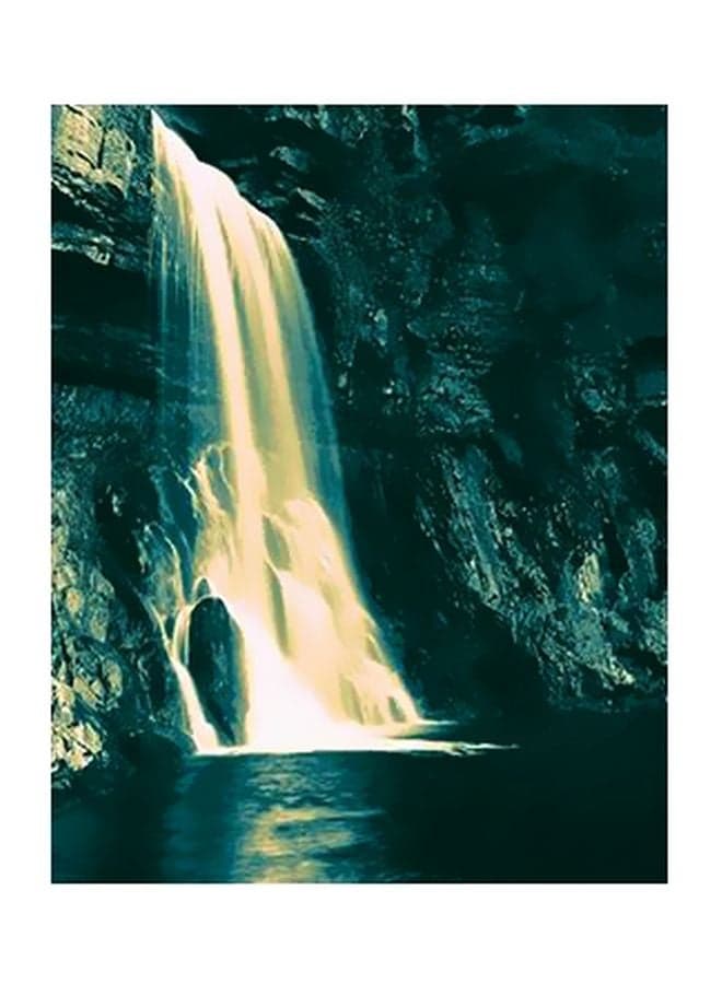 Decorative Wall Poster Green/White 15x20cm Posters & Prints