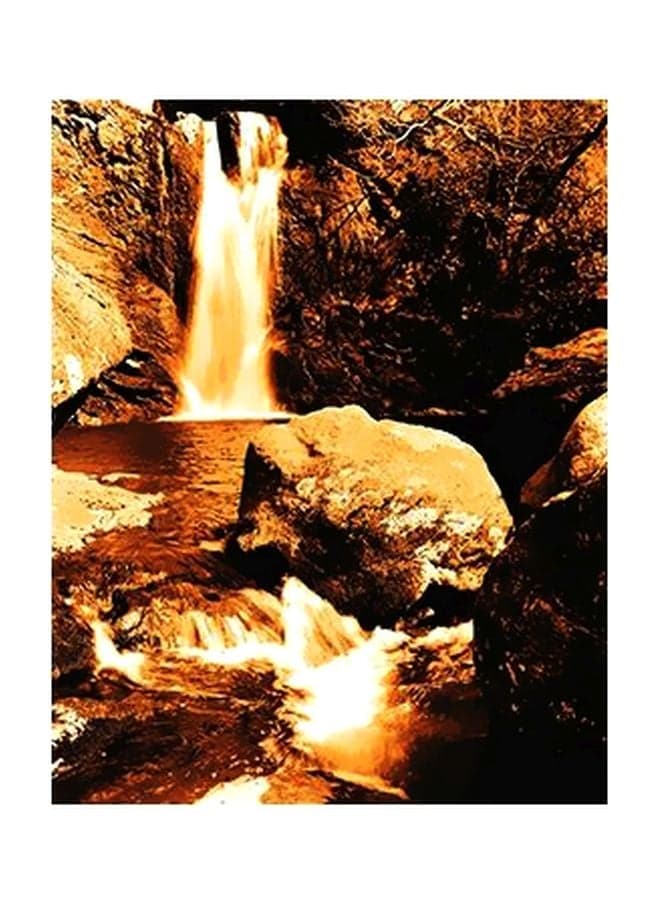 Decorative Wall Poster Brown/White 15x20cm Posters & Prints
