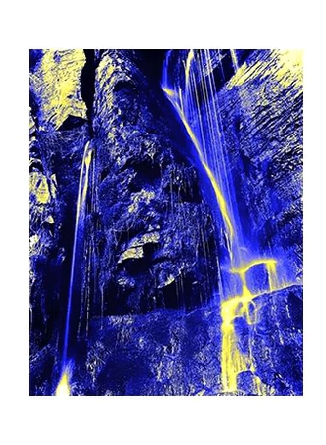 Decorative Wall Poster Blue/White 15x20cm Posters & Prints