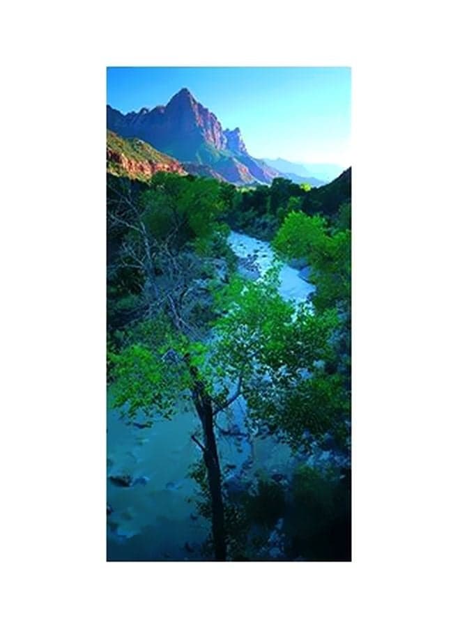 Decorative Wall Poster Blue/Green/White 15x20cm Posters & Prints