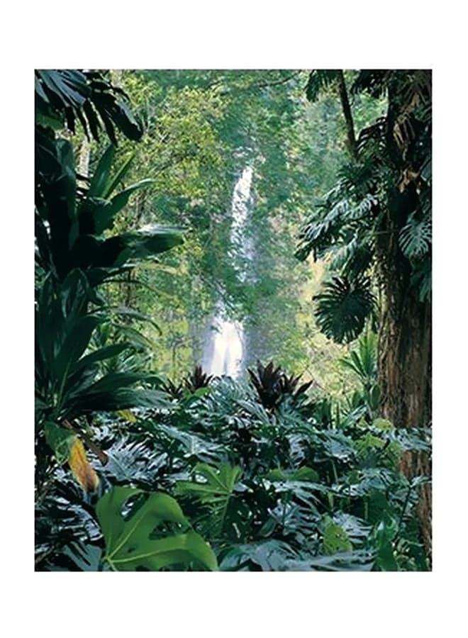 Decorative Wall Poster Green/White/Yellow 15x20cm Posters & Prints