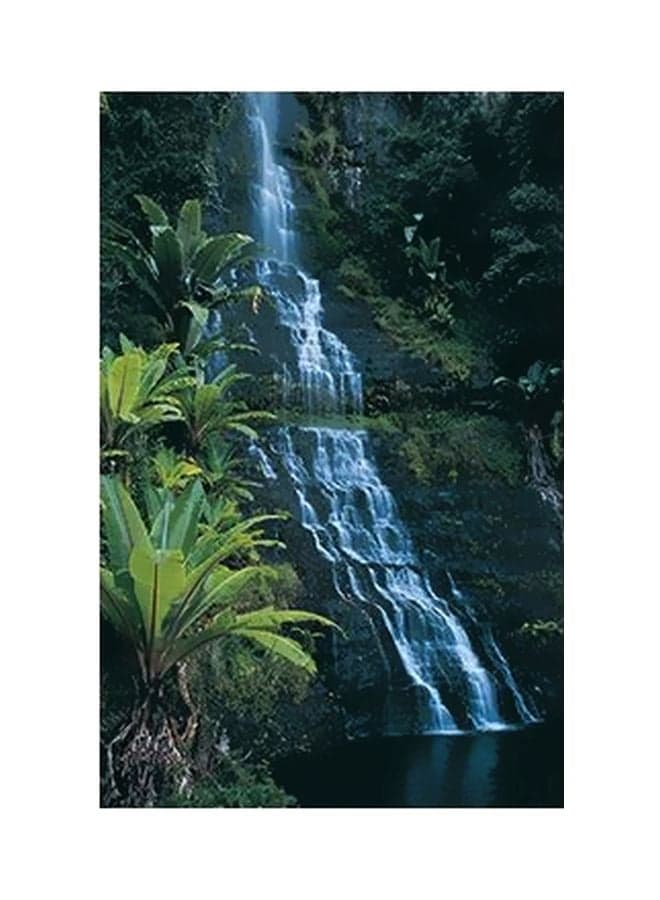 Decorative Wall Poster Green/White 15x20cm Posters & Prints