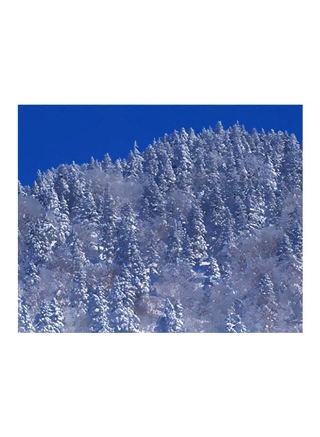 Decorative Wall Poster White/Blue 15x20cm Posters & Prints