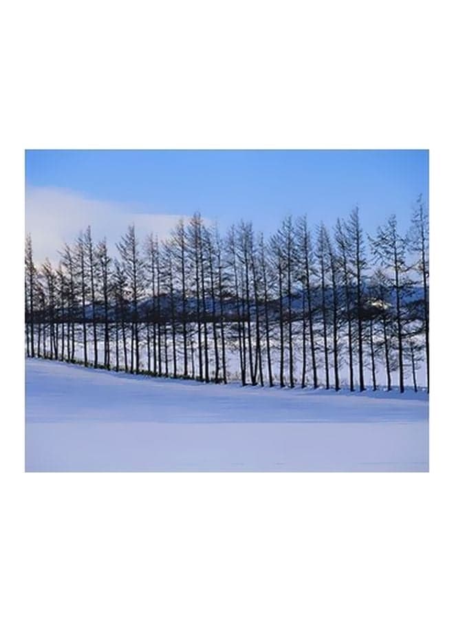 Decorative Wall Poster White/Blue/Green 15x20cm Posters & Prints