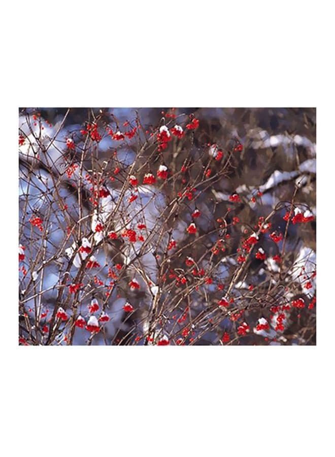 Decorative Wall Poster White/Grey/Red 15x20cm Posters & Prints