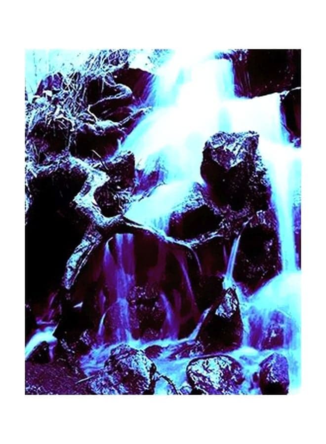 Decorative Wall Poster Purple/White 15x20cm Posters & Prints