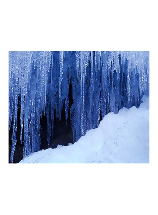 Decorative Wall Poster White/Blue/Grey 15x20cm Posters & Prints