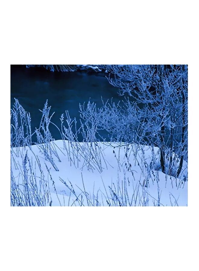 Decorative Wall Poster White/Blue 15x20cm Posters & Prints