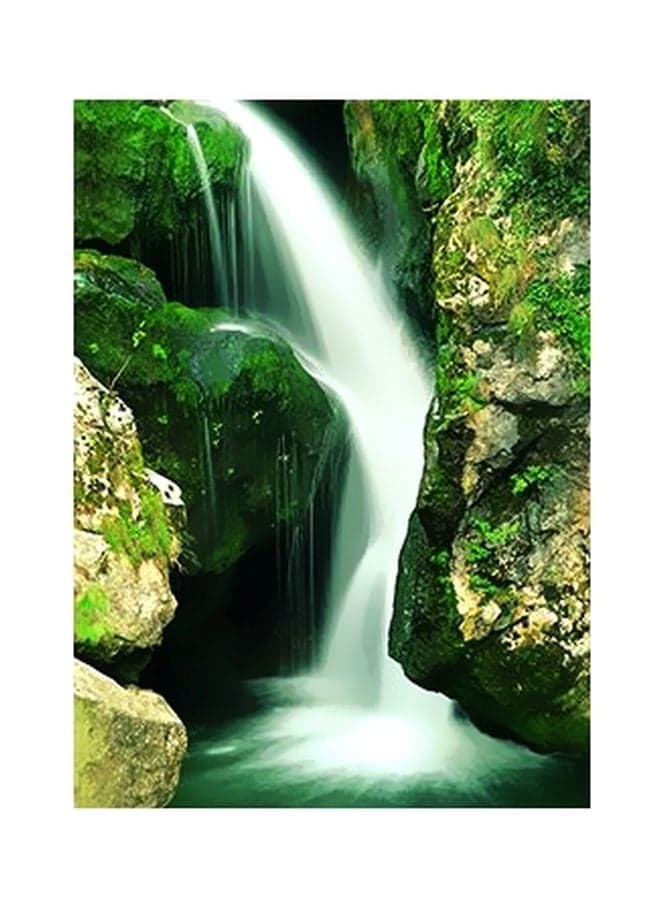 Decorative Wall Poster Green/White 15x20cm Posters & Prints