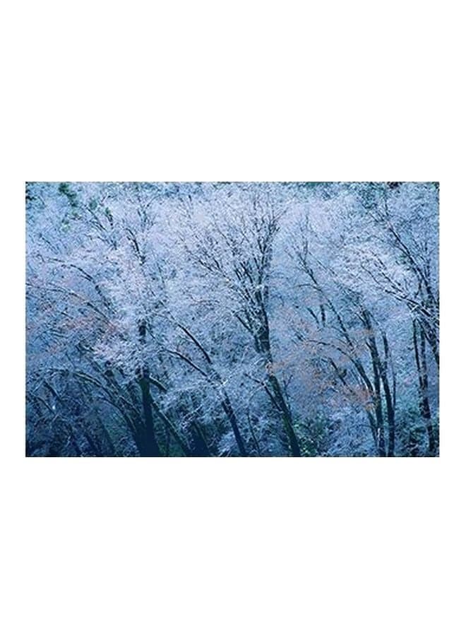 Decorative Wall Poster White/Blue 15x20cm Posters & Prints