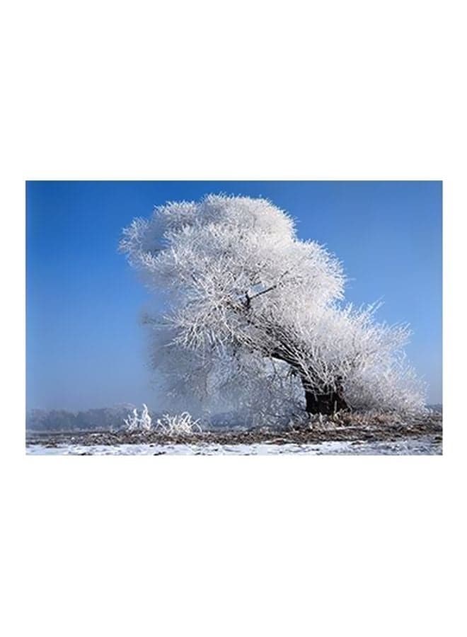 Decorative Wall Poster Blue/White/Grey 15x20cm Posters & Prints