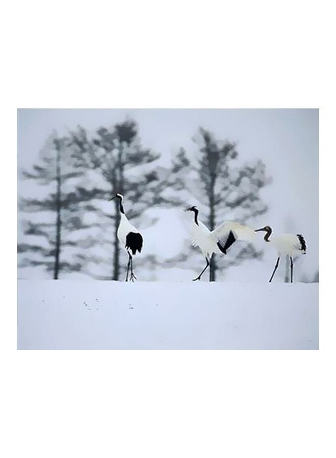 Decorative Wall Poster White/Black/Green 15x20cm Posters & Prints