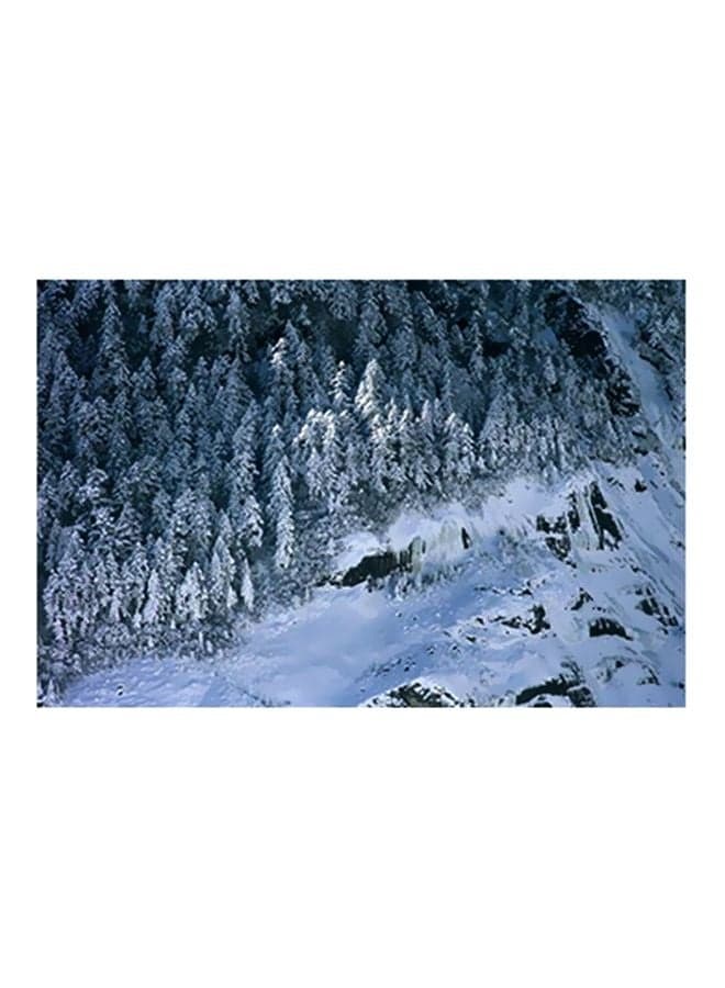 Decorative Wall Poster White/Green 15x20cm Posters & Prints
