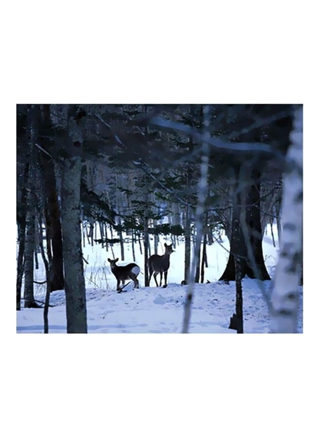 Decorative Wall Poster White/Green/Grey 15x20cm Posters & Prints