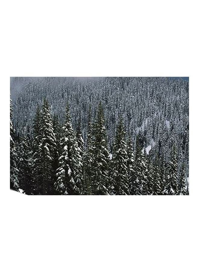 Decorative Wall Poster White/Green 15x20cm Posters & Prints