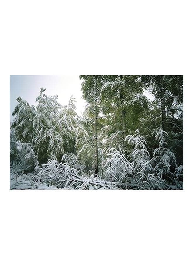 Decorative Wall Poster Green/White 15x20cm Posters & Prints
