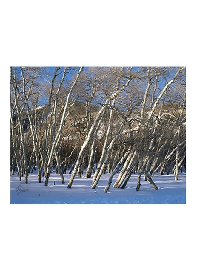 Decorative Wall Poster Blue/White/Grey 15x20cm Posters & Prints