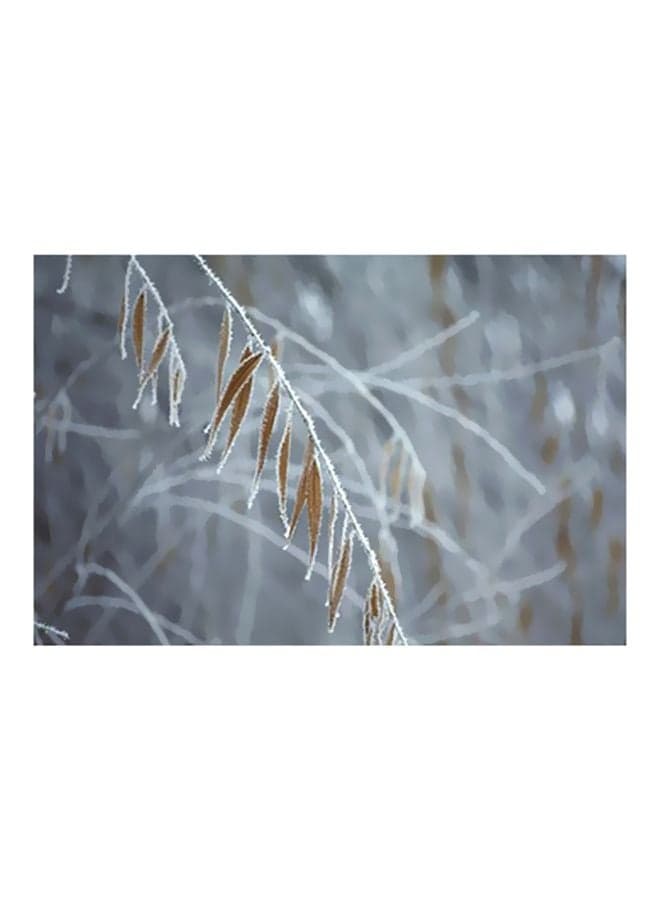 Decorative Wall Poster White/Brown 15x20cm Posters & Prints