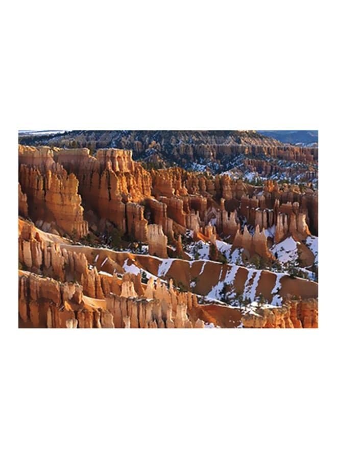 Decorative Wall Poster Brown/White/Blue 15x20cm Posters & Prints