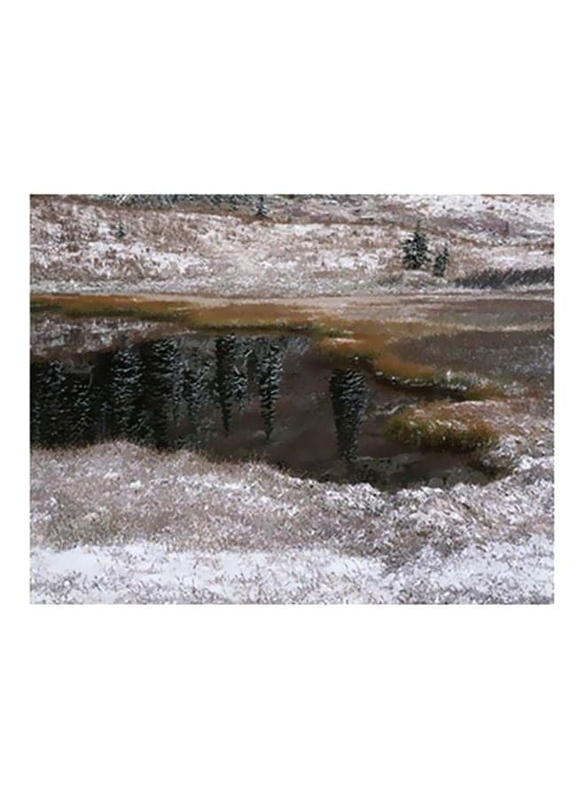 Decorative Wall Poster White/Blue/Grey 15x20cm Posters & Prints