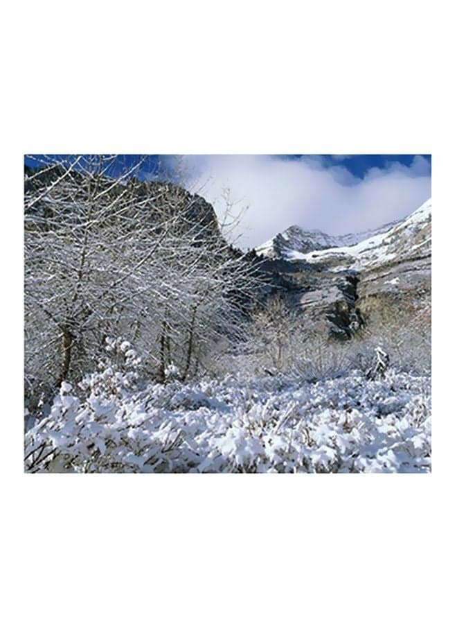 Decorative Wall Poster White/Blue/Grey 15x20cm Posters & Prints
