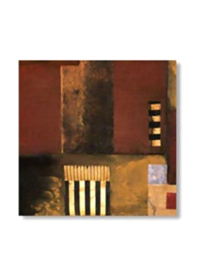 Decorative Tea Coaster Brown/Red 30x30cm