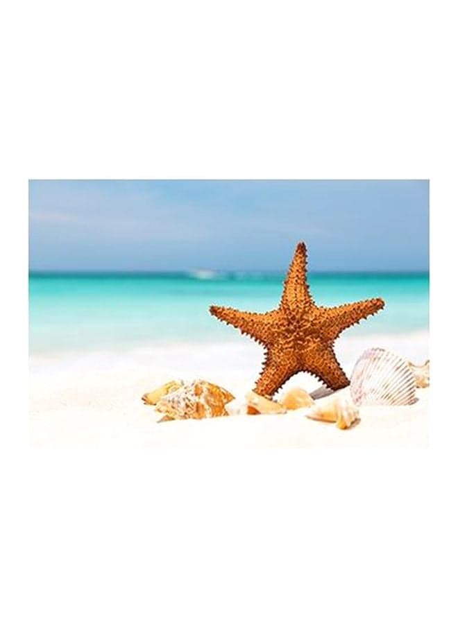 Decorative Wall Poster Blue/Beige/White 15x20cm Posters & Prints