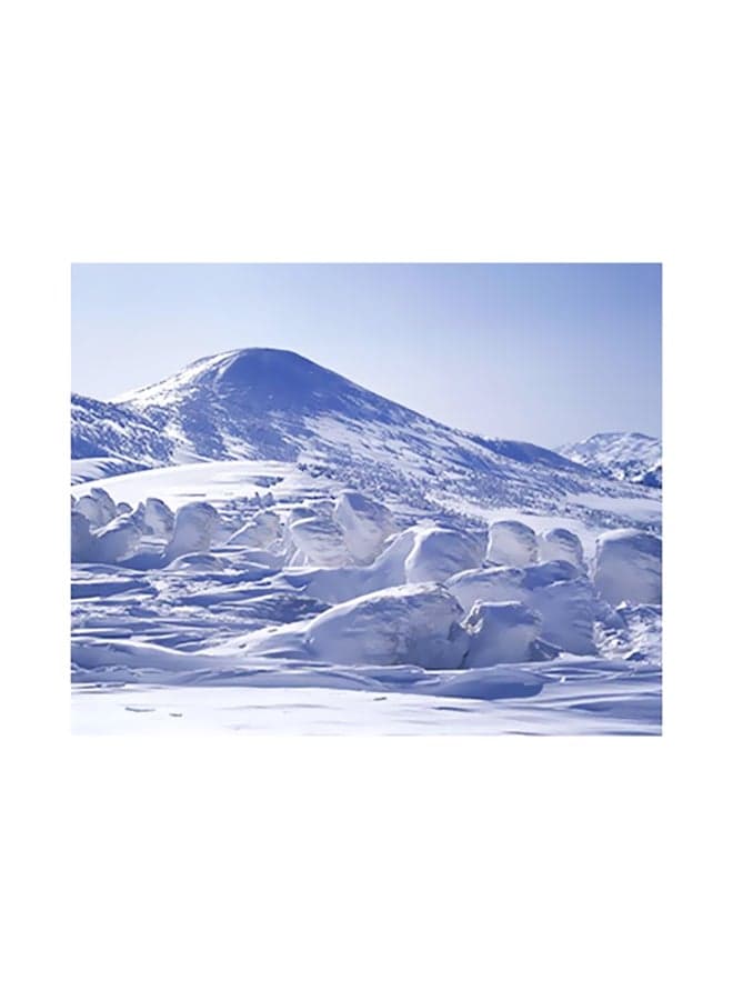 Decorative Wall Poster White/Blue 15x20cm Posters & Prints