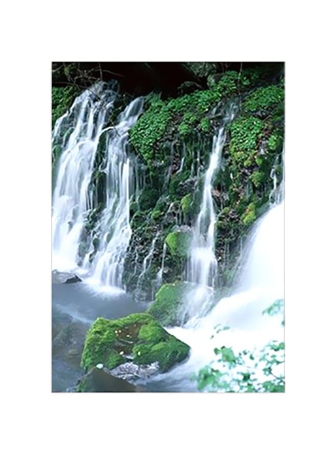 Decorative Wall Poster White/Green 15x20cm Posters & Prints