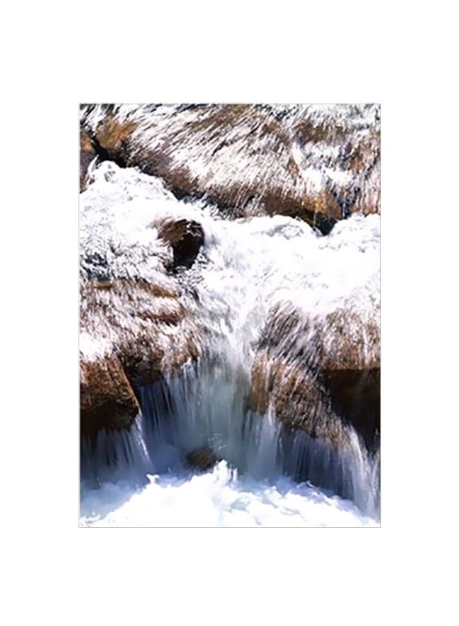 Decorative Wall Poster White/Brown/Green 15x20cm Posters & Prints