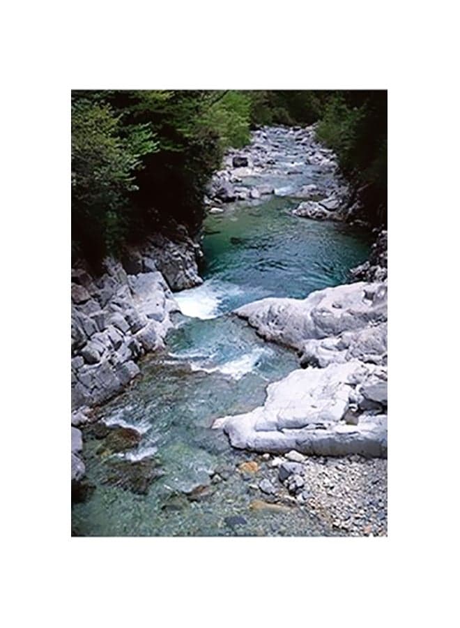 Decorative Wall Poster Grey/Blue/Green 15x20cm Posters & Prints
