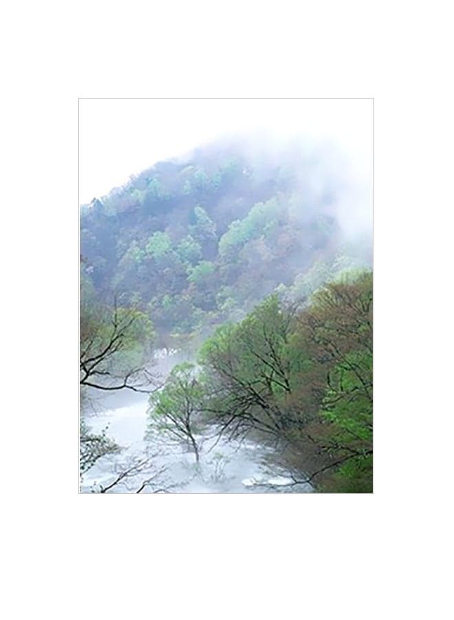 Decorative Wall Poster Green/White 15x20cm Posters & Prints