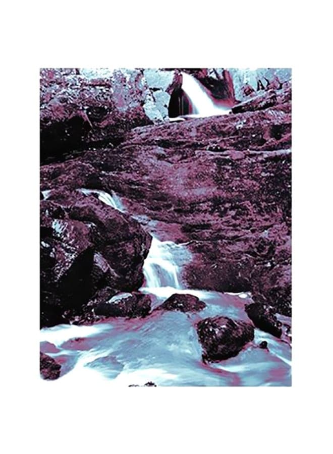 Decorative Wall Poster Purple/White/Black 15x20cm Posters & Prints