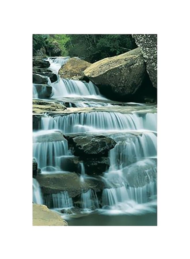 Decorative Wall Poster White/Grey/Green 15x20cm Posters & Prints