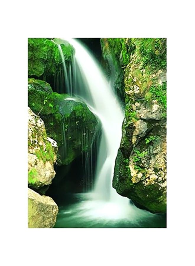 Decorative Wall Poster Green/White 15x20cm Posters & Prints