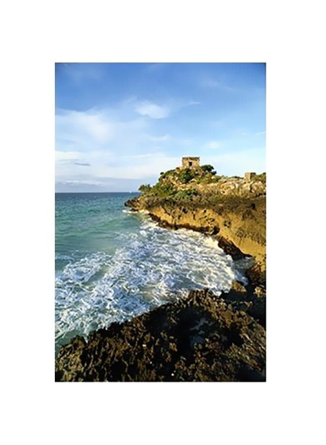 Decorative Wall Poster Blue/Brown 15x20cm Posters & Prints